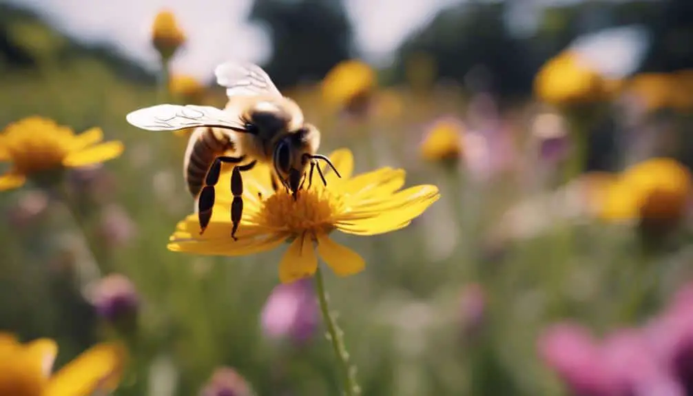 agricultural honey bee foraging