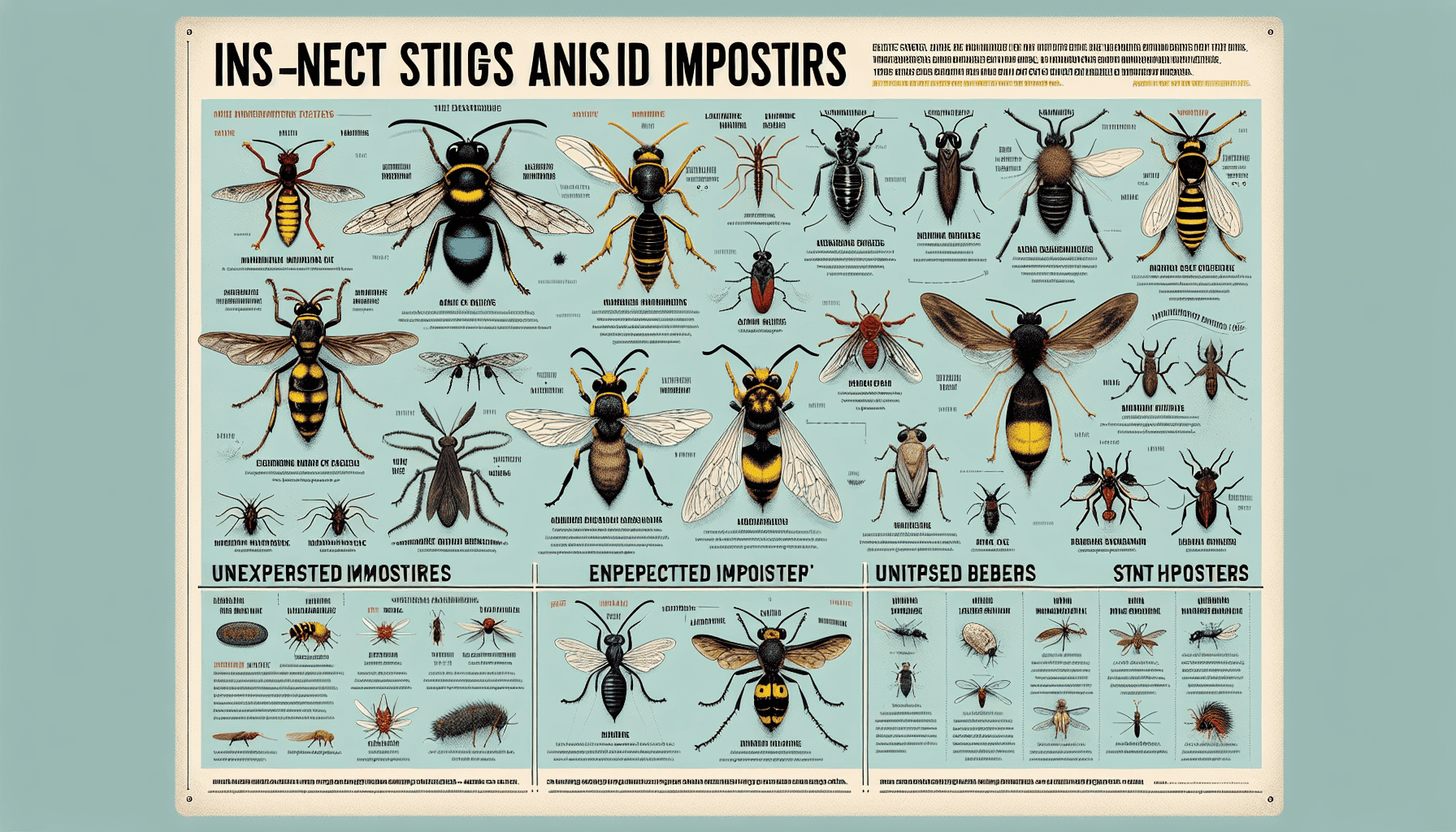 What Types of Insects Sting Like Bees?