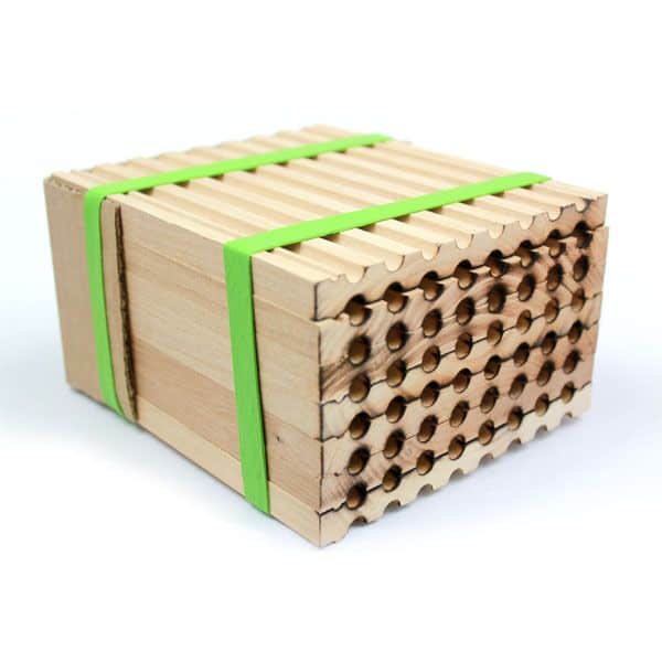 spring reusable wood trays for mason bees 8mm 4