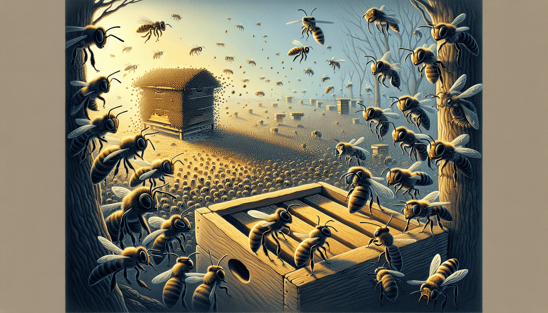 the consequences of a bee hive without a queen